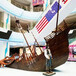 商业广告木质景观船海盗装饰船仿古道具船厂家