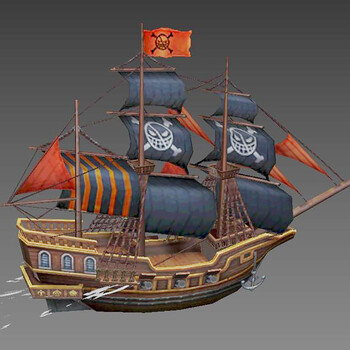 商業(yè)廣告木質(zhì)景觀船海盜裝飾船仿古道具船廠家