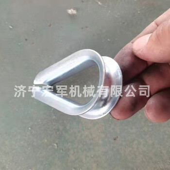 宏軍出售DIN6899A套環(huán)電鍍鋅德式套環(huán)鋼絲繩雞心環(huán)