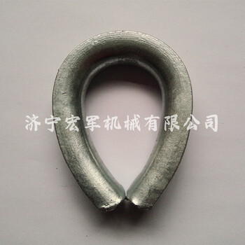 宏軍銷售日式A型雞心環(huán)5/8電鍍鋅A型雞心環(huán)鋼絲繩重型套環(huán)