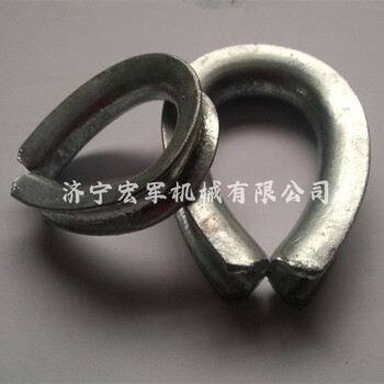 宏軍銷售日式A型雞心環(huán)5/8電鍍鋅A型雞心環(huán)鋼絲繩重型套環(huán)