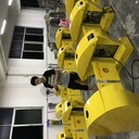 幼兒園黃色考勤閘機校園門禁翼閘學(xué)校出口閘機人臉識別推送