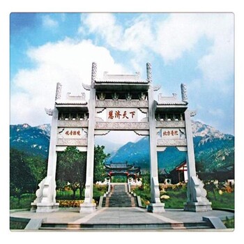 天津古建牌樓彩繪畫
