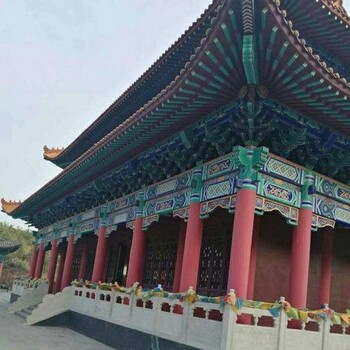 天津古建筑墻壁彩繪畫公司