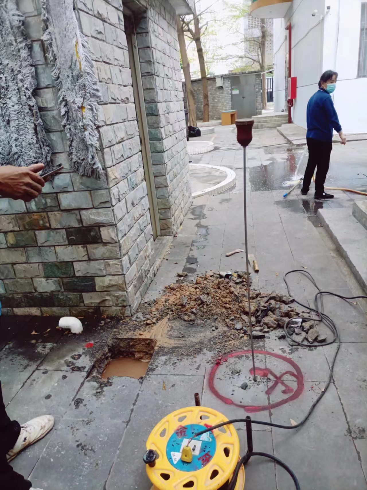 霞山医院水管漏水检测供水漏水检测	