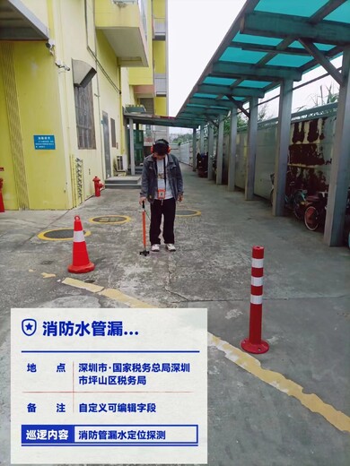潮南学校水管漏水检测机房漏水检测系统