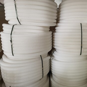 PVC雙壁打孔100mm半圓波紋管