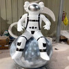 廣州市宇航員雕塑玻璃鋼太空人科技館展覽擺件