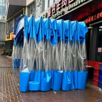 活動(dòng)推拉雨棚折疊伸縮式遮陽蓬移動(dòng)夜市燒烤蓬戶外物流倉(cāng)庫(kù)帳篷