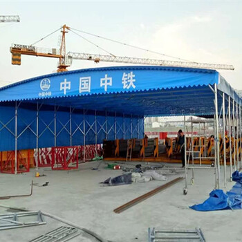 西安雨棚批發(fā)折疊式推拉蓬戶外遮陽蓬大型活動倉庫帳篷