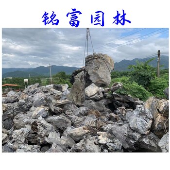 英德石景觀石批發(fā)大塊英石假山石貨場英石庭院布景石