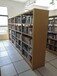 汕頭市雙面六層書架圖書館書籍架組裝鋼制圖書架鋼木書架廠家