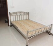 揭阳圆管床架单层铁床定做不锈钢床子母床工厂自产自销