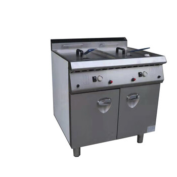 電雙雙篩炸爐連柜700*700*850+120mm18KW/380v