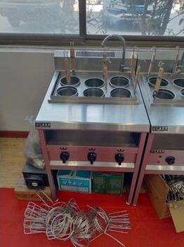不銹鋼立式六頭電煮面爐600*700*800mm6KW/220V