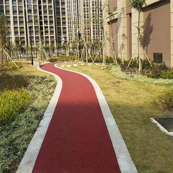 綿陽(yáng)市美好鄉村建設人行道透水路面防滑不積水，地坪圖案創(chuàng  )意設計