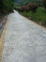 仿青石板壓模地坪，懷化彩色混凝土壓印地坪材料廠家