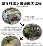 杭州西湖景区彩色露骨料透水路面材料及施工工艺介绍