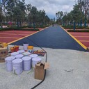 石家莊透水混凝土地坪材料，紅色透水人行道路面價格咨詢