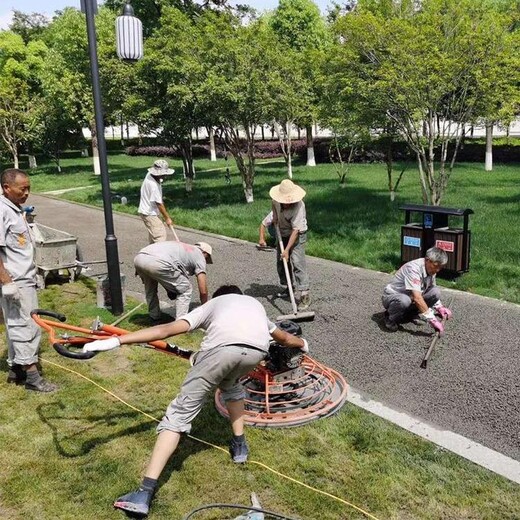 上海闵行小区景观压印地坪工程包工包料