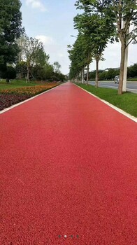 露骨料透水混凝土彩色路面應用于建設新農村道路翻新