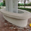 蘇州市水洗石花池弧形臺階施工廠家，建筑外墻仿古水刷石效果圖