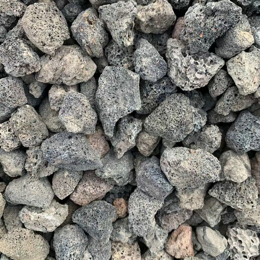 汕头火山岩滤料水处理过滤使用火山石10-20cm