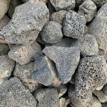 濟(jì)南火山巖濾料人工湖用火山巖裝飾過濾材料