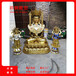 觉沃佛佛像摆件纯铜全鎏金藏传密宗西藏释迦牟尼祥狮雕塑