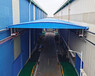物流仓库移动式推拉雨棚折叠式户外遮阳蓬桥梁养护篷