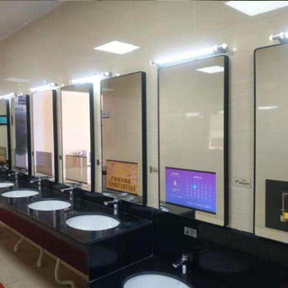智能镜面广告机智能浴室镜子触摸屏镜子互动镜面电视智能魔镜图片3