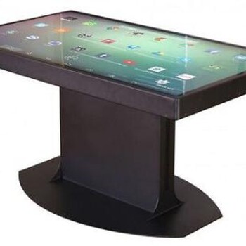55寸电容触摸桌4KX形智能茶几交互式触摸茶几交互式电子沙盘