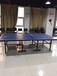 南宁室内乒乓球台，单折式带轮可移动乒乓球桌家用球台现货供应