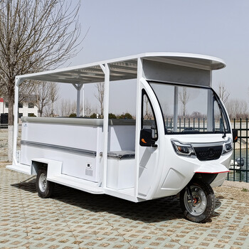 三輪小吃車移動售貨車多功能快餐車流動早餐車