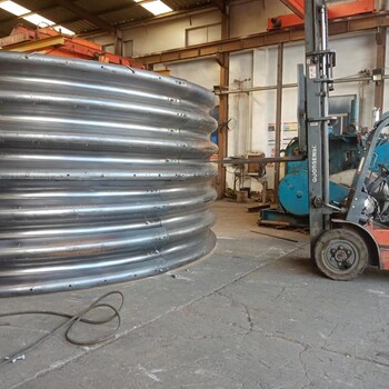 甘肃钢波纹涵管生产厂家整体式钢波纹管圆管施工