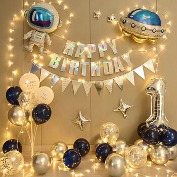 極簡生日布置圖——?瀏陽小型生日布置簡約生日布置