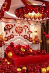 湘潭婚礼布置结婚纪念日布置结婚纪念气球布置