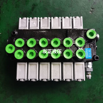 DCV60/3履帶式液壓電控多路換向閥DCV100/3垃圾壓縮車電控閥