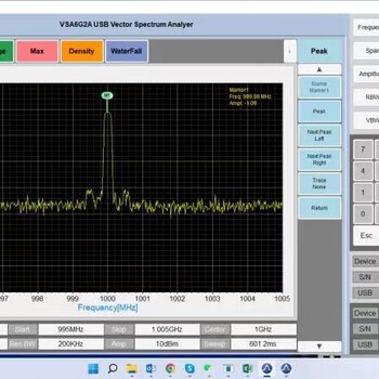 VSA6G2A微型USB频谱仪如何使用？