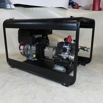 6.5HP高扬程水泵SLT-93/450柱塞液压隔膜泵高压接力消防水泵