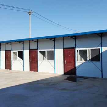 唐山出售巖棉集裝箱活動房灤縣工地彩鋼板房安裝