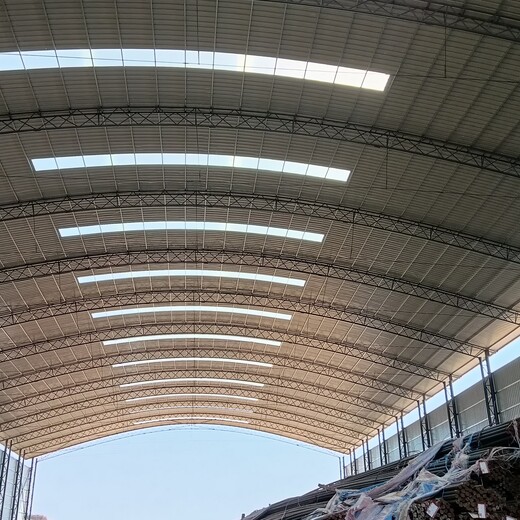 北京搭建钢结构钢筋棚厂房延庆弧形棚彩钢棚承包