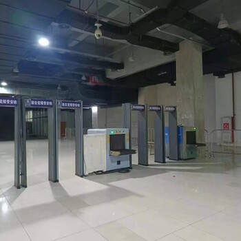 浙江寧波會展活動金屬探測安檢門出租行李包裹安檢儀租用