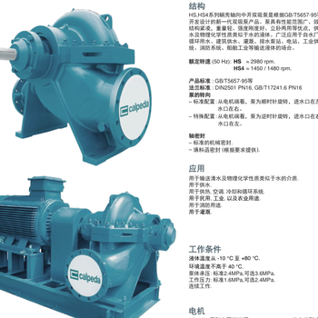 意大利科沛达双吸水泵