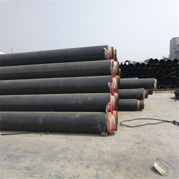 沧州保温钢管厂预制直埋保温钢管630保温钢管制作过程