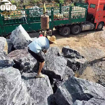 湖南黑山石景觀石-零售批發(fā)皆可