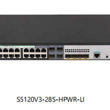 华三S5120V3-28S-HPWR-LI华三24口千兆智能以太网企业级交换机