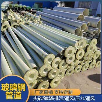 朔州市政雨污分流排水管電纜穿線保護管直埋玻璃鋼保溫管道