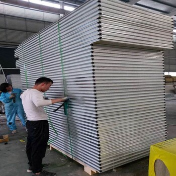 上海手工岩棉板厂家无尘车间手工岩棉玻镁彩钢板供应
