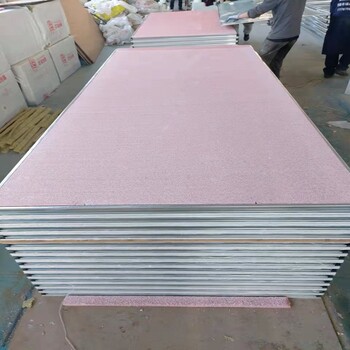 泡沫彩钢净化板EPS彩钢保温板高密度红色泡沫真金板供应